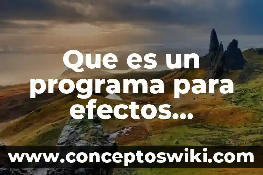 Que es un programa de inspecciones 6 Que es un programa para efectos administrativos