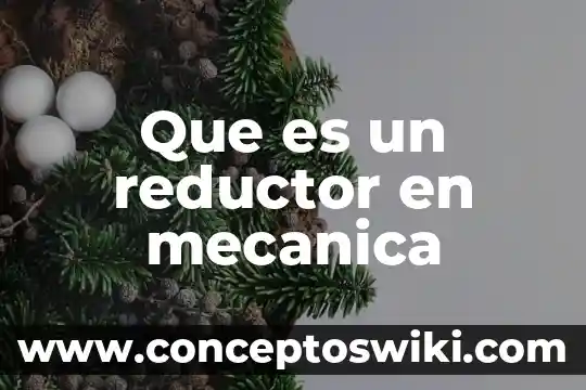 Que es el agente reductor ejemplos 3 Que es un reductor en mecanica