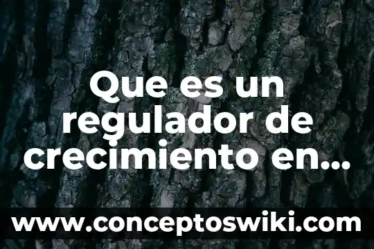 Plantas de ornato que es 3 Que es un regulador de crecimiento en plantas