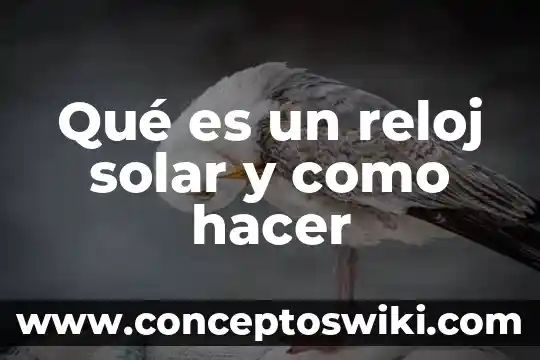 Que es el reloj de sol tlacochahuaya 5 Qué es un reloj solar y como hacer