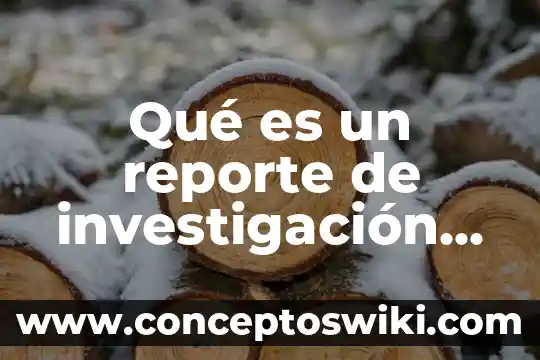 Que es un sol en farmaceutica 7 Qué es un reporte de investigación definición