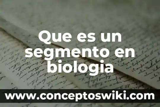Qué es la hemofilia biología 4 Que es un segmento en biologia