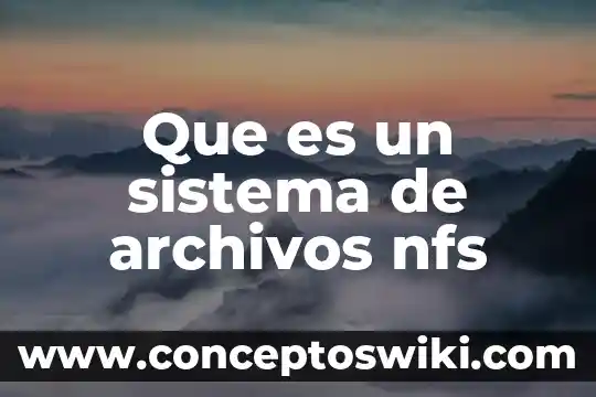Pictograma que es utilizado para representar archivos carpetas programas 8 Que es un sistema de archivos nfs