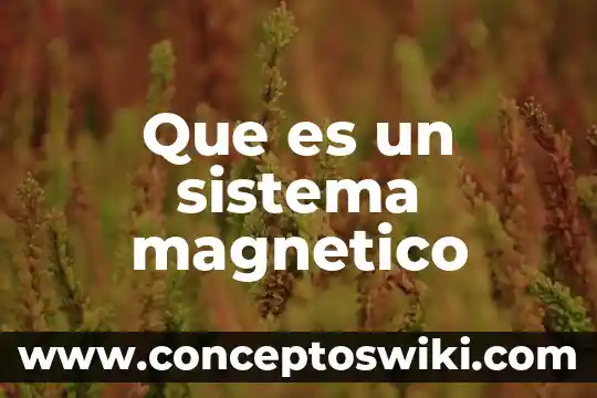 Que es un sistema rotatorio adaptativo 4 Que es un sistema magnetico