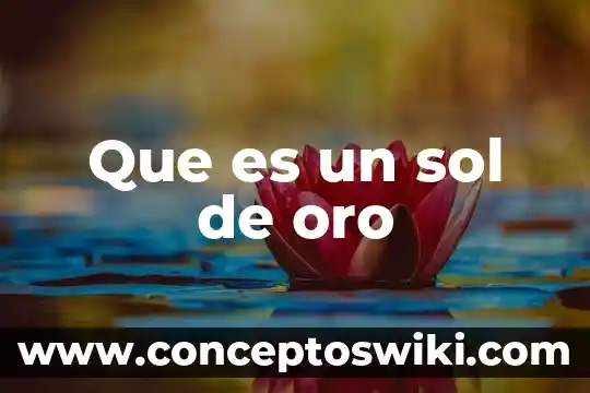 Que es el patron oro clasico como funciona 5 Que es un sol de oro