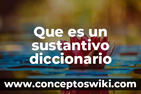 Qué es un sustantivo en un animal 8 Que es un sustantivo diccionario