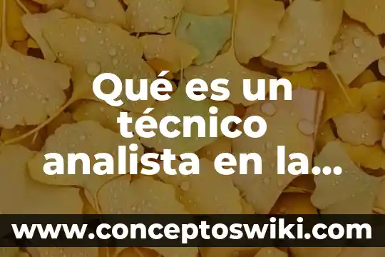 Que es mejor ingeniero civil o industrial 3 Qué es un técnico analista en la industrial
