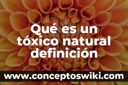 Qué es etimología grecolatina definición 6 Qué es un tóxico natural definición
