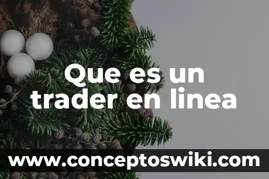 Que es linea de detalle oculto 7 Que es un trader en linea