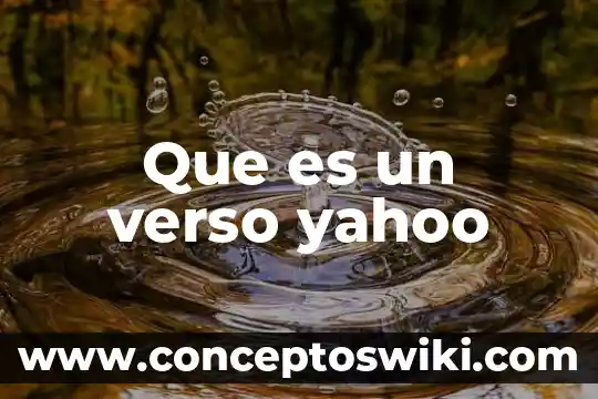 Que es una conmocion cerebral yahoo 3 Que es un verso yahoo
