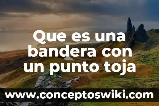 Que es el punto muerto en la negociacion 7 Que es una bandera con un punto toja