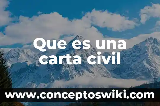 Qué es un sumergible civil 3 Que es una carta civil
