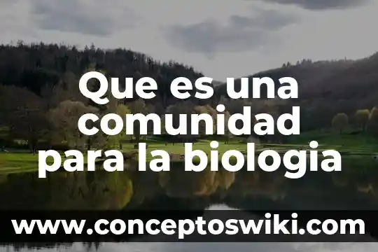 Que es el sigilo dentro de una comunidad de matrimonios 6 Que es una comunidad para la biologia
