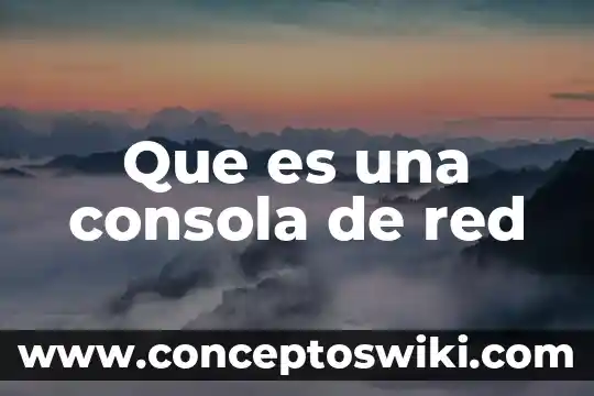 Que es una carta garantía 8 Que es una consola de red