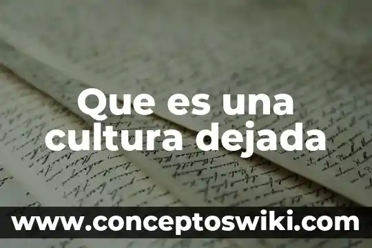 Símbolo de cultura que es 3 Que es una cultura dejada
