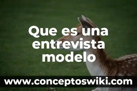 Que es un modelo de estudio dental 7 Que es una entrevista modelo