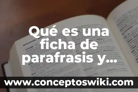 Qué es wasabi y para qué sirve 5 Qué es una ficha de parafrasis y para que sirve