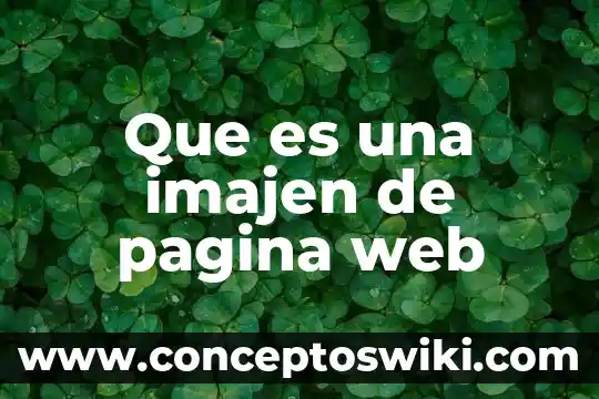 Que es una pagina web sitio educativo 4 Que es una imajen de pagina web