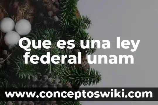 Qué es el código penal federal y para qué sirve 5 Que es una ley federal unam