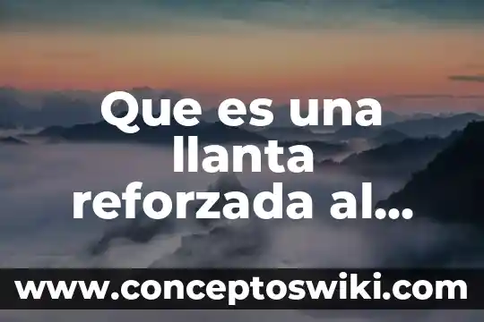 Que es el periodo de latencia del sueño 7 Que es una llanta reforzada al costado
