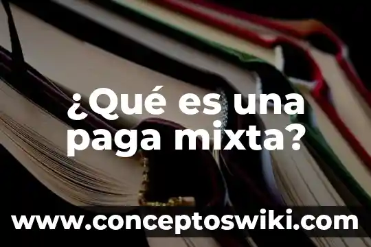Impuesto sobre nóminas que es como se paga 8 ¿Qué es una paga mixta?