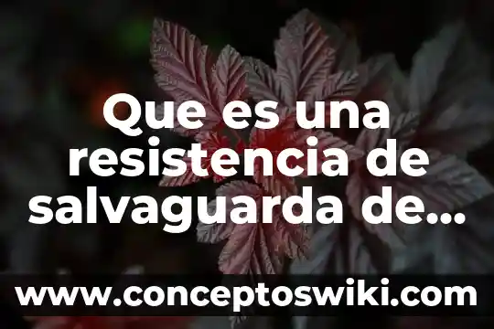 Qué es la resistencia en mecánica 8 Que es una resistencia de salvaguarda de una computadora