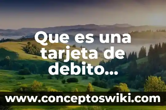 Qué es nota de crédito y débito en contabilidad 7 Que es una tarjeta de debito internacional