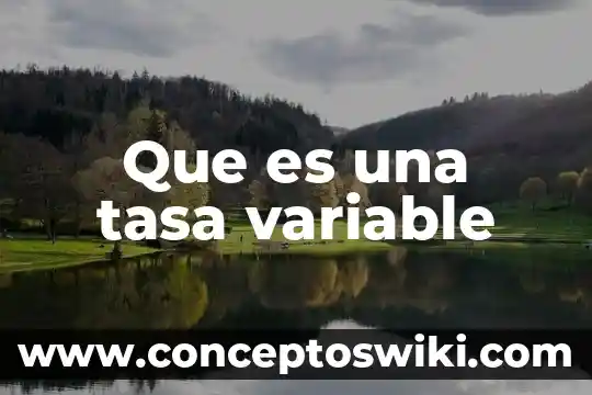 Que es tasa de cambio constante 4 Que es una tasa variable