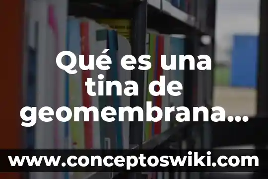 Que es y para que sirven los convenios conciliatorios 8 Qué es una tina de geomembrana y para qué sirven