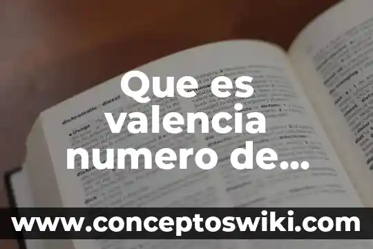 Número de cuenta que es cada número 8 Que es valencia numero de oxidacion