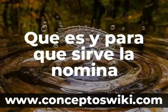 Que es un catalogo de cuentas de nomina 3 Que es y para que sirve la nomina