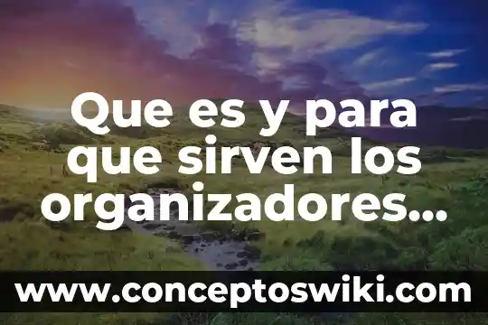 Qué es diagnóstico y para qué sirven 8 Que es y para que sirven los organizadores graficos