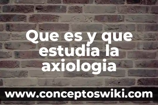 Qué es la naturaleza de los valores en axiología 4 Que es y que estudia la axiologia