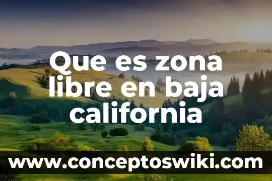 Comida de baja california que es patrimonio cultural 4 Que es zona libre en baja california