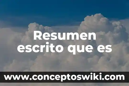 Que es fotosintetico resumen 5 Resumen escrito que es
