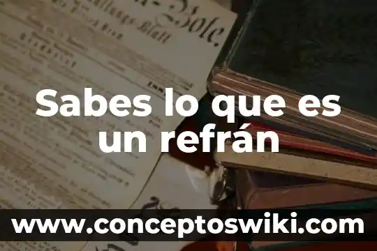 Significado del refrán el que es panzón aunque lo fajen 4 Sabes lo que es un refrán
