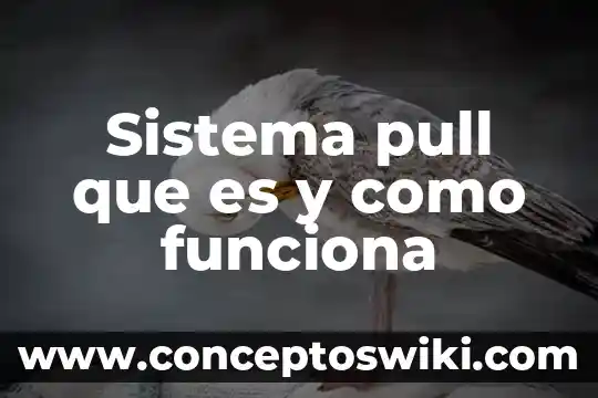 Que es un pull up activo 6 Sistema pull que es y como funciona