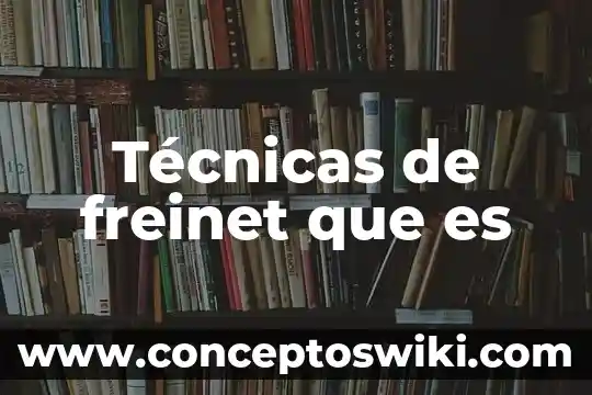 Qué es sita ejemplos de técnicas informáticas con sentido social 5 Técnicas de freinet que es