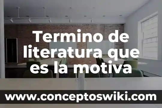 Termino resolutorio que es 4 Termino de literatura que es la motiva