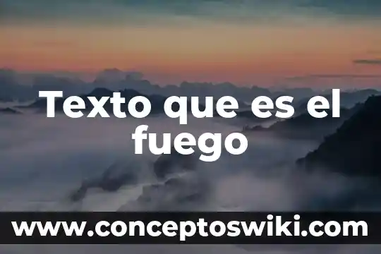 Que es de luna en texto completo 3 Texto que es el fuego